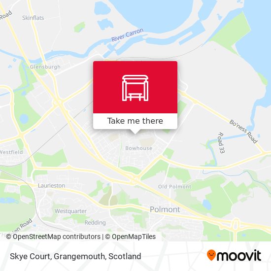 Skye Court, Grangemouth map