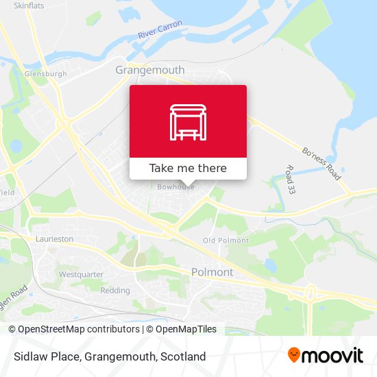 Sidlaw Place, Grangemouth map