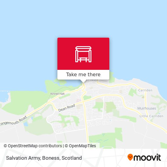 Salvation Army, Boness map