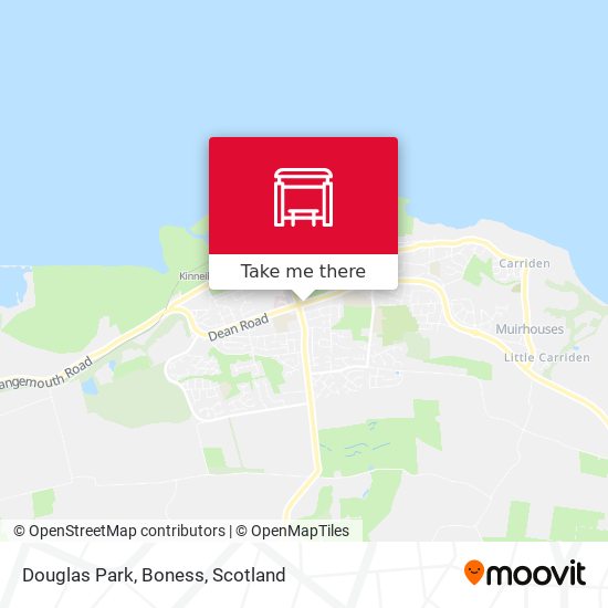 Douglas Park, Boness map