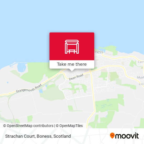 Strachan Court, Boness map