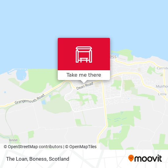 The Loan, Boness map
