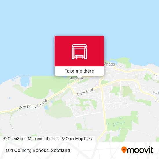 Old Colliery, Boness map
