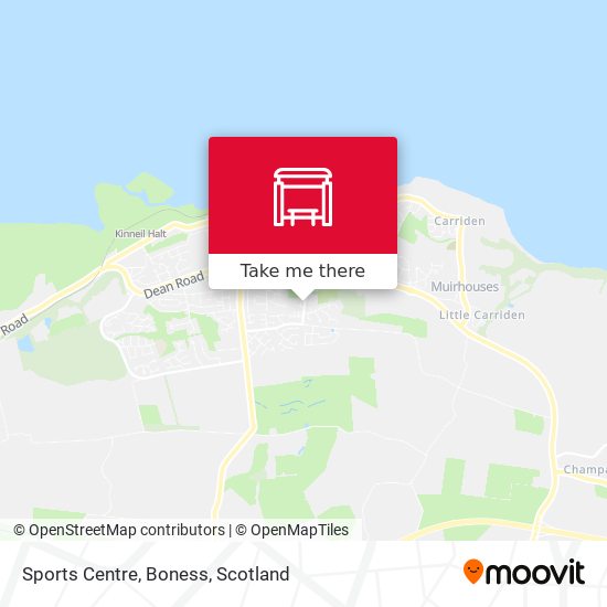Sports Centre, Boness map