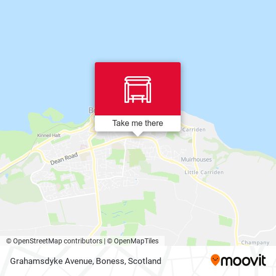 Grahamsdyke Avenue, Boness map