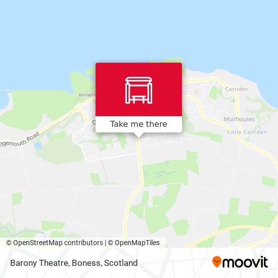 Barony Theatre, Boness map