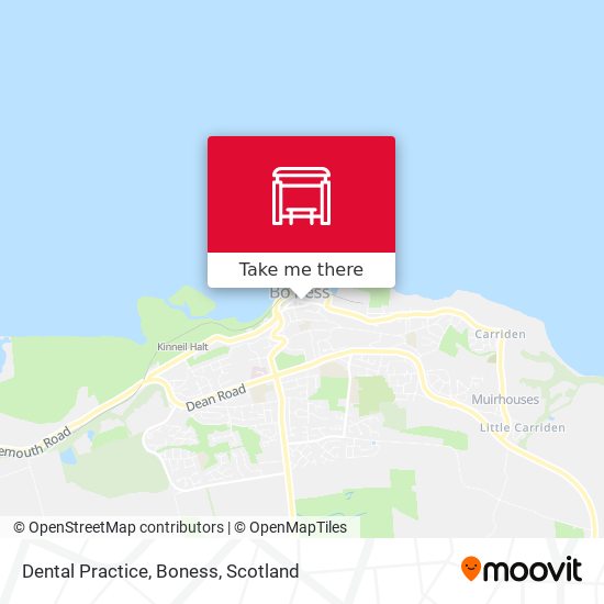 Dental Practice, Boness map