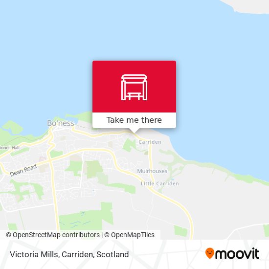Victoria Mills, Carriden map