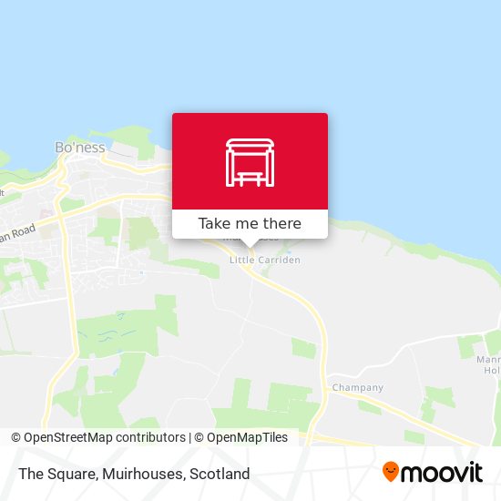 The Square, Muirhouses map