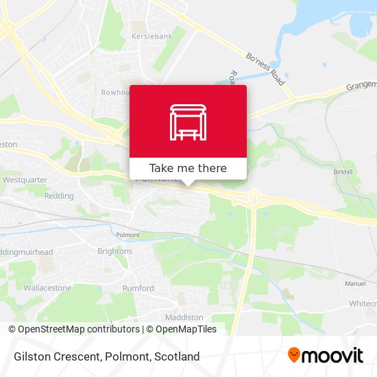 Gilston Crescent, Polmont map