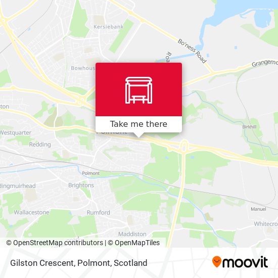 Gilston Crescent, Polmont map