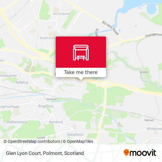 Glen Lyon Court, Polmont map