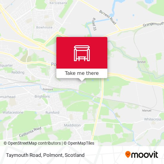 Taymouth Road, Polmont map