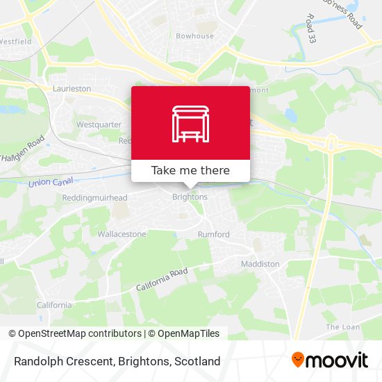 Randolph Crescent, Brightons map
