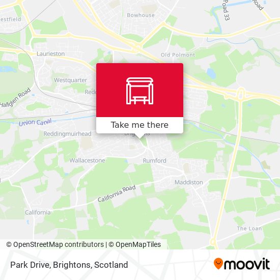 Park Drive, Brightons map