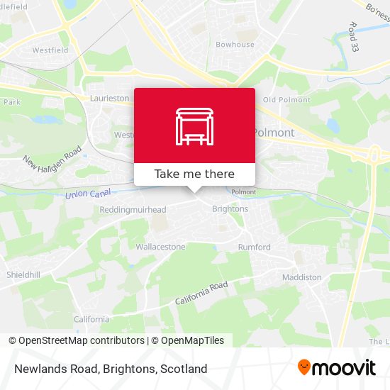 Newlands Road, Brightons map