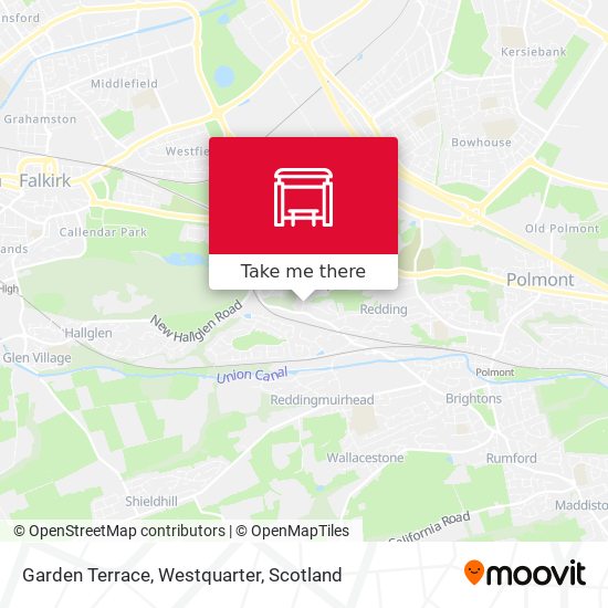 Garden Terrace, Westquarter map