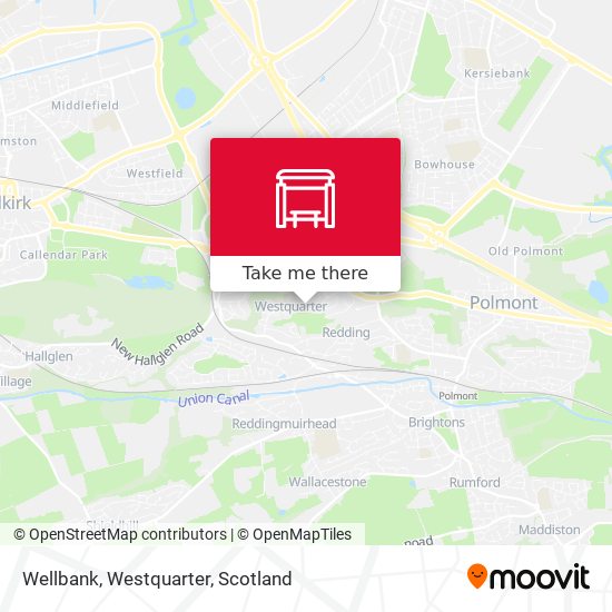 Wellbank, Westquarter map