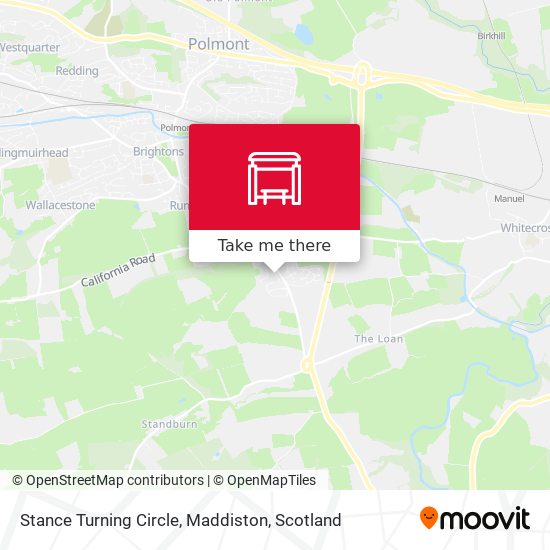 Stance Turning Circle, Maddiston map