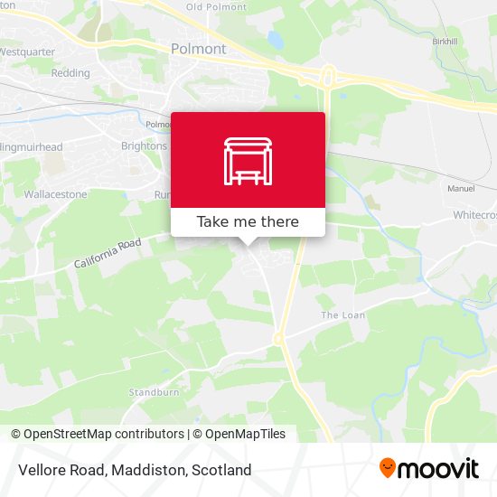 Vellore Road, Maddiston map