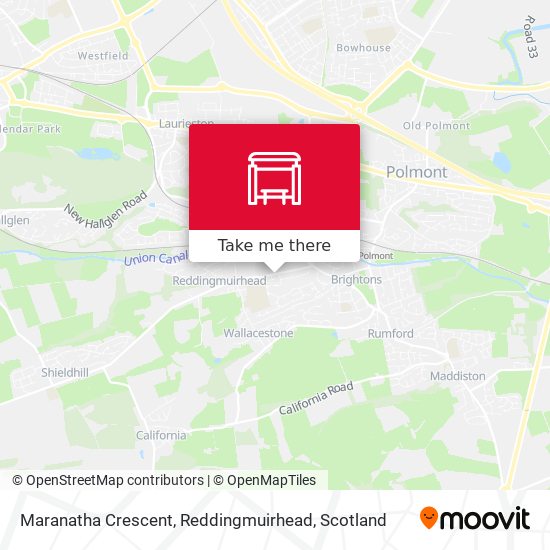 Maranatha Crescent, Reddingmuirhead map