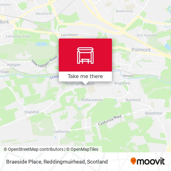Braeside Place, Reddingmuirhead map