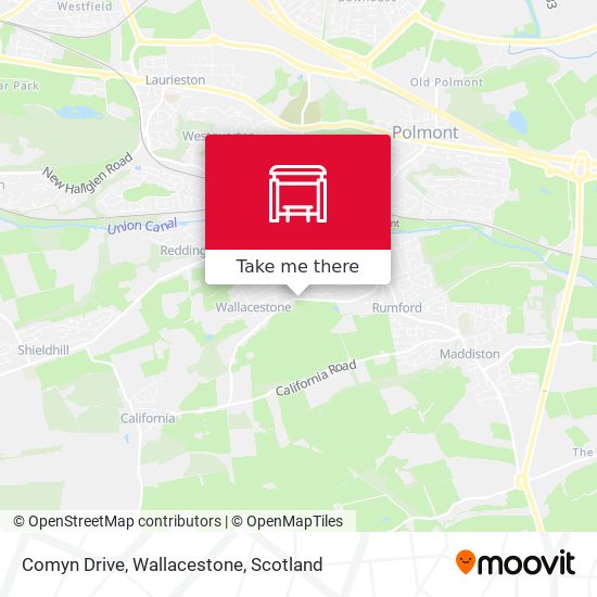 Comyn Drive, Wallacestone map