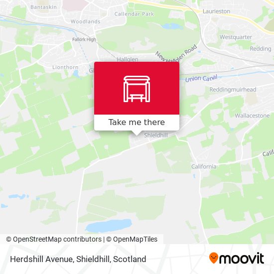Herdshill Avenue, Shieldhill map