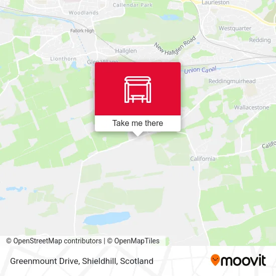 Greenmount Drive, Shieldhill map