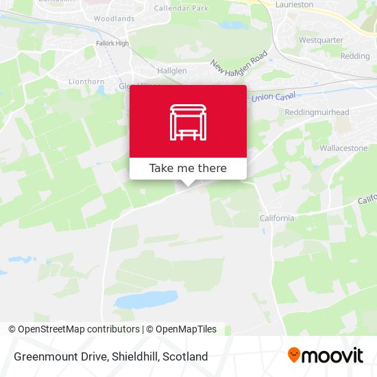 Greenmount Drive, Shieldhill map
