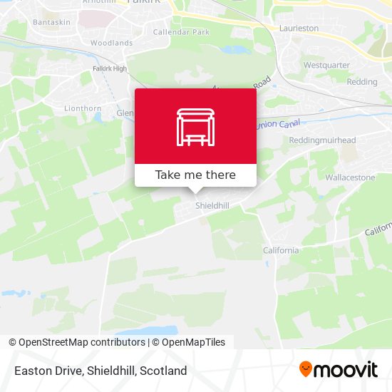 Easton Drive, Shieldhill map