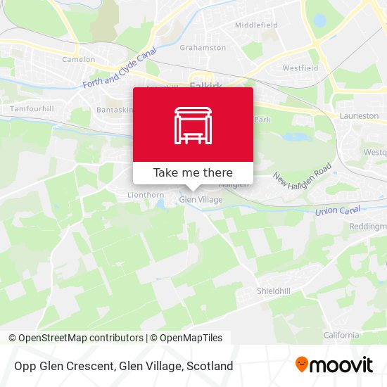 Opp Glen Crescent, Glen Village map