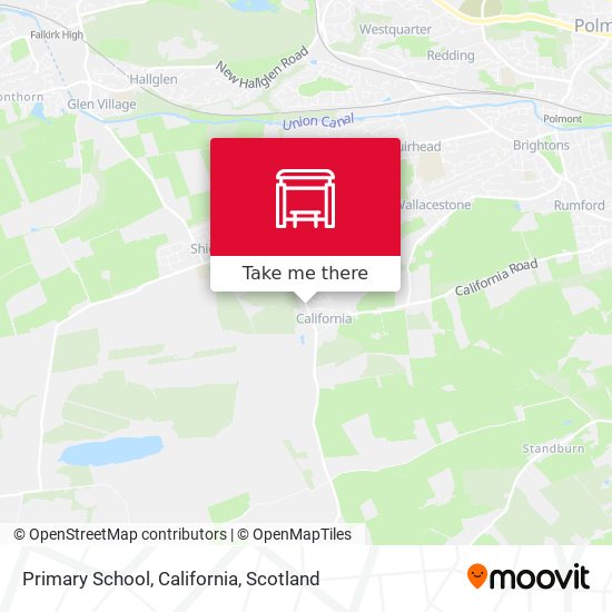 Primary School, California map