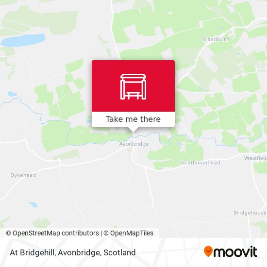 At Bridgehill, Avonbridge map