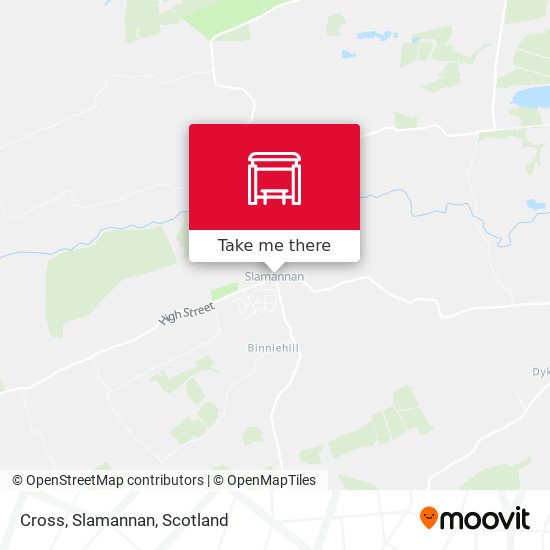 Cross, Slamannan map