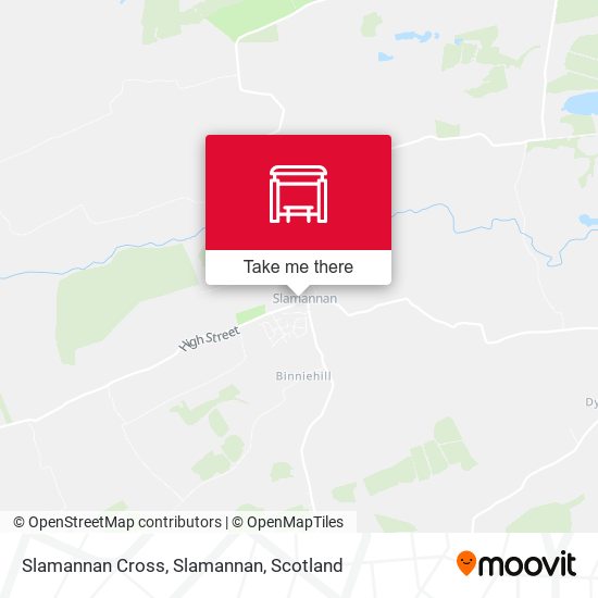 Slamannan Cross, Slamannan map