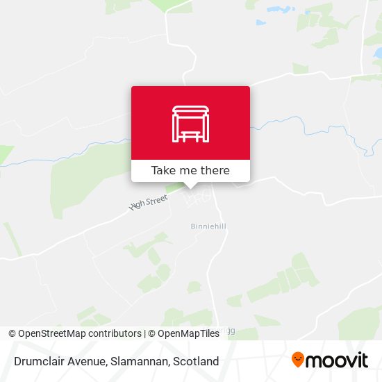 Drumclair Avenue, Slamannan map