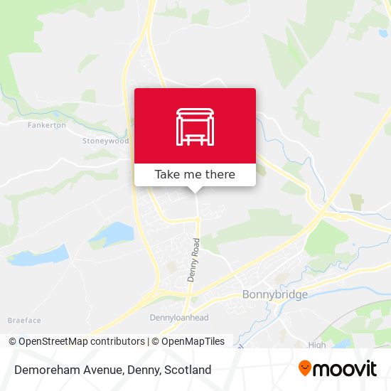 Demoreham Avenue, Denny map