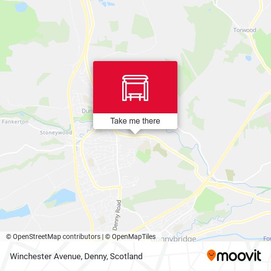 Winchester Avenue, Denny map