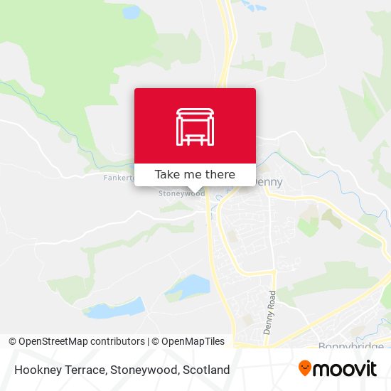 Hookney Terrace, Stoneywood map