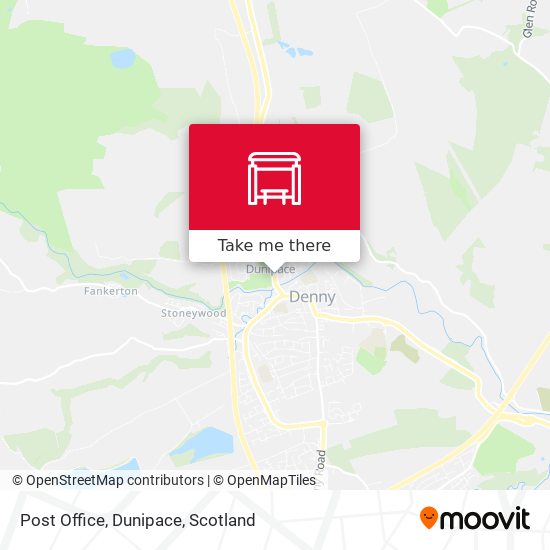 Post Office, Dunipace map