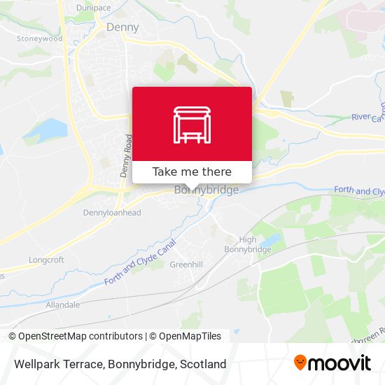 Wellpark Terrace, Bonnybridge map