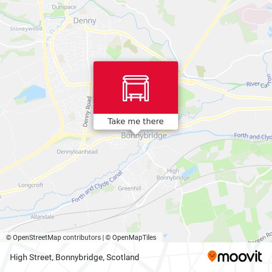 High Street, Bonnybridge map