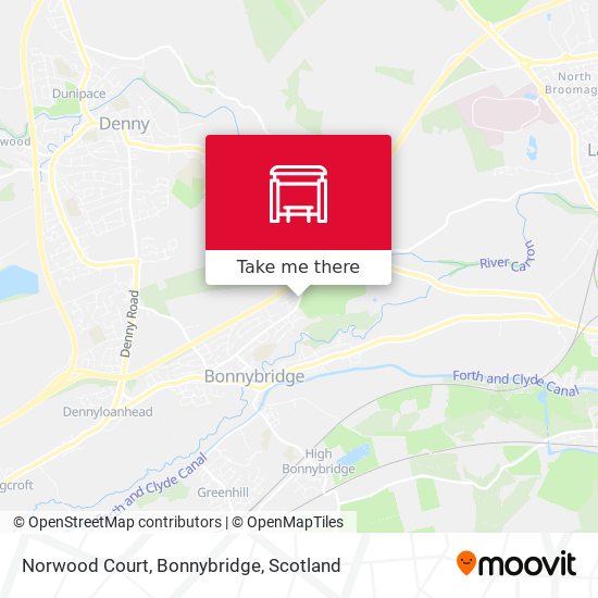 Norwood Court, Bonnybridge map