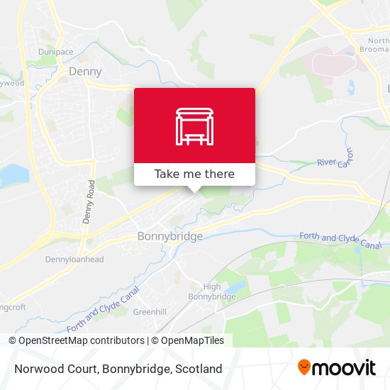 Norwood Court, Bonnybridge map