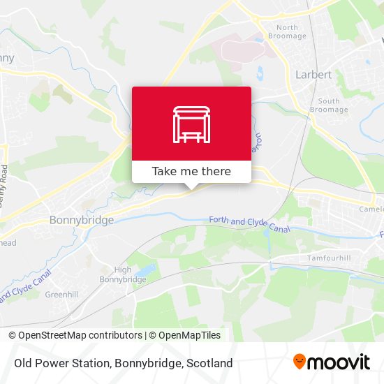 Old Power Station, Bonnybridge map