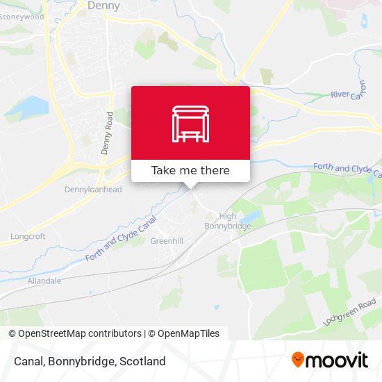 Canal, Bonnybridge map