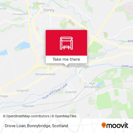 Drove Loan, Bonnybridge map