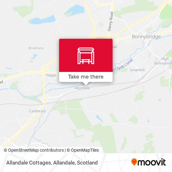 Allandale Cottages, Allandale map