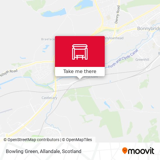 Bowling Green, Allandale map